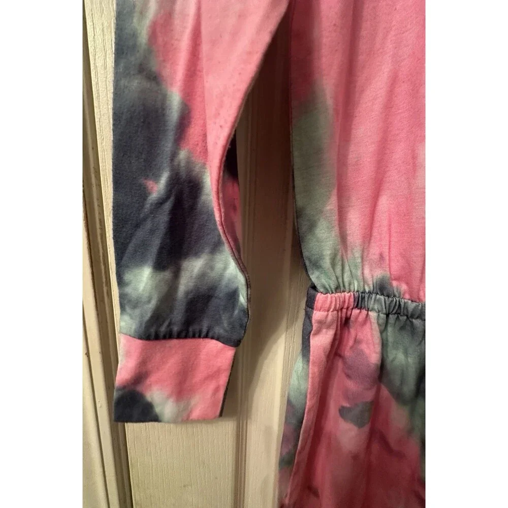 Justice Sleepwear Girls L (12-14) 1 Piece Long Sleeve Tie Dye‎